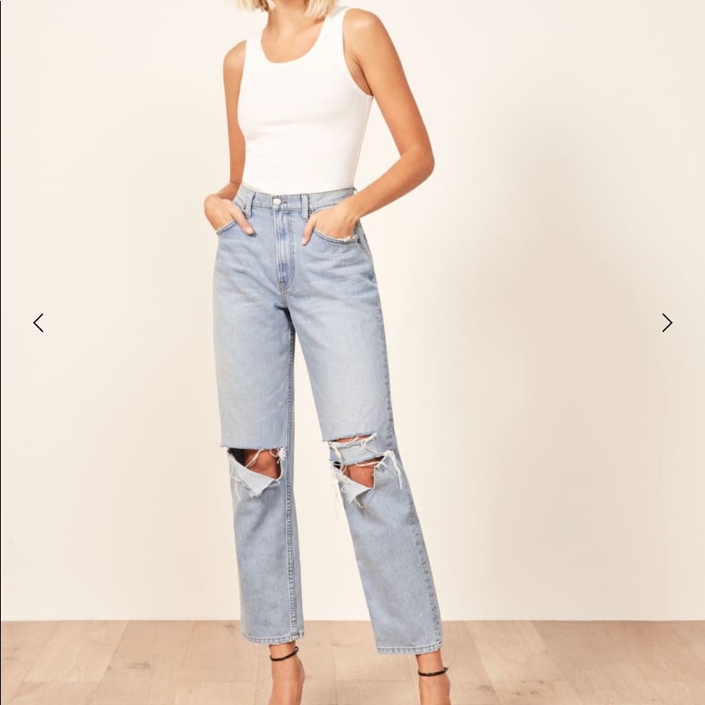 Never worn before reformation jeans!!!!